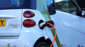 Electric charging car EV
